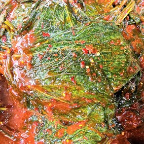 [입점특가]수제 매콤 깻잎김치 500g/1kg 부드러운식감 김치의시대 별미반찬[반찬연구소], 1개, 1kg