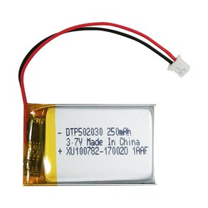 리튬폴리머 배터리 DTP 502030 3.7V 250mAh KC 인증 제품