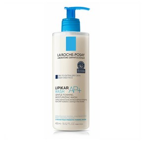 La Roche-Posay Lipika Wash AP+ 라로슈포제 리피카 페이스 앤 바디 워시 AP 13.52oz(400ml), 1개, 400ml