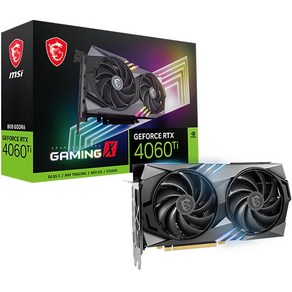 MSI 지포스 RTX 4060 Ti 게이밍 X D6 8GB 트윈프로져9