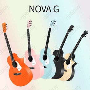 카본 41인치 픽업 이펙터 내장 ENYA어쿠스틱 통기타 NOVA G Guita, G/NA우드컬러, 1개