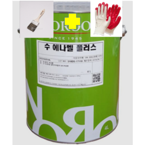 노루페인트 목재 철재용 유성페인트 슈퍼에나멜 플러스4L, 적색(유광), 4L, 1개