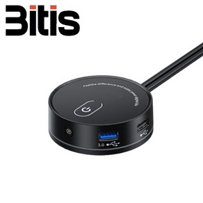 PC 컴퓨터 외부 전원버튼 전원스위치 USB3.0, 화이트, 1개