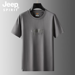 JEEP SPIRIT 지프 남성 봄여름 라운드 반팔 티셔츠 HB-T21118+사음품