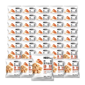 허닭 닭가슴살 한입 큐브 새우살사 100g (1팩 당 135kcal)