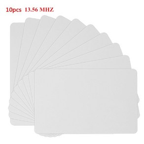 10pcs RFID 카드 NFC 지원 스마트 폰 및 장치 용 화이트 NFC 카드, 갈색, 10개