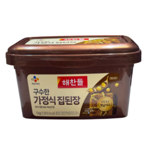 해찬들 구수한 집된장, 1kg, 1개