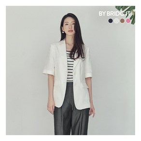 [바이브리짓] ○ 25SS 프렌치린넨 100 반팔자켓