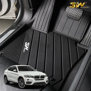 BMW X6 F16 3W 에코라이너 TPE 카매트 카 차 발 매트 바닥 발판 깔판, 단품