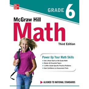 (영문도서) McGaw Hill Math Gade 6 Thid Edition Hadcove, McGaw-Hill Education, English, 9781264285679