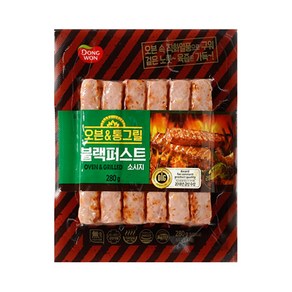 동원F&B 오븐&통그릴 블랙퍼스트소시지 .