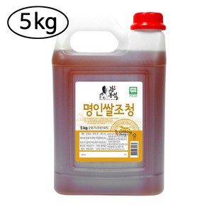 쌀조청 5kgX2개 명인강봉석 두레촌 대용량 식자재, 5kg, 2개