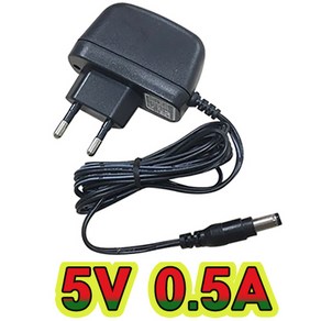 순흥전기 어댑터 5V 0.5A 벽걸이형 SMPS 5V 500mA 어댑터 아답터 직류전원장치, SH-0505C, 1개