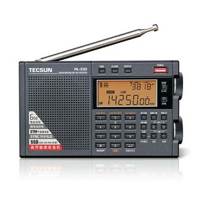 PL 수신기 다기능 라디오 TECSUN SSB PL330 FM 고감도 밴드 MW 휴대용 LW DSP 330 SW, 한개 옵션