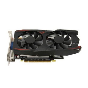 Sxhlselle GTX1050Ti 4GB 데스크탑 그래픽 카드 DDR5 128비트 게이밍 비디오 듀얼 팬 VGA DVI 및 HD 멀티미디어 인터페이스 컴퓨터용 고속 냉각, 1) GTX1050Ti 4GB DDR5 128bit