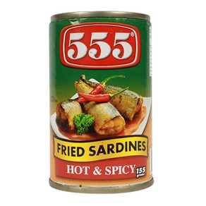 555 Fried Sardines Hot&Spicy 프라이드 사딘스 핫&스파이시