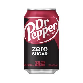 코카콜라음료 닥터페퍼 제로 355ml 12캔 체리콕 뚱캔, 12개