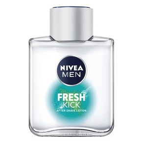 [독일직구] Nivea 니베아 남성용 프레쉬 킥 애프터 쉐이브 로션 100ml FRESH KICK AFTER SHAVE LOTION, 1개