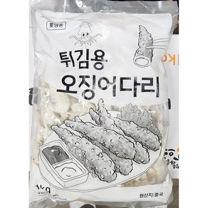 오징어다리 가라아게(가토코 튀김용 1kg) 업소용 오징어 튀김, 1개, 1kg