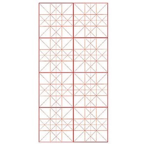 송정필방 구궁지-4절지(500장) 고급연습지 체본용