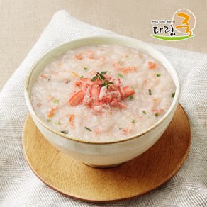 다림죽 부드러운 게살죽, 500g, 5개