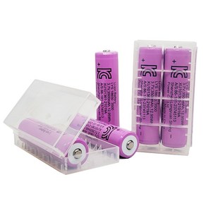 (배터리2p+안전케이스1P) 충전식 리튬이온 3500mAh 보호회로 볼록형 18650 배터리 KC인증 고용량 배터리 효도 라디오 충전용배터리, 1개, 2개입