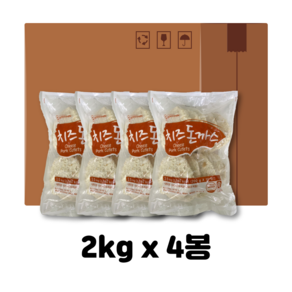 상신 치즈돈까스 1박스(2kgx4봉)(200gx40장), 2kg, 4개