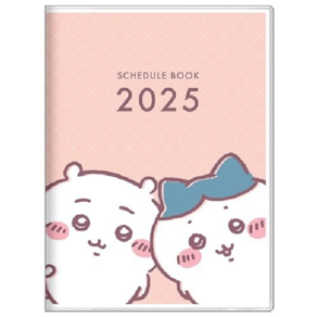 선스타 치이카와 2025년 다이어리 A6 먼슬리 치이카와 하치와레 스케줄러 수첩 먼작귀