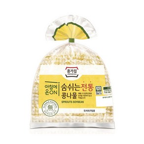 [냉장] 종가집 숨쉬는콩나물 350g, 1개