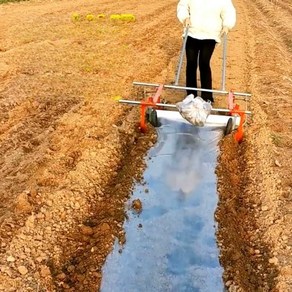 밭 비닐 씌우는 기계 포장 멀칭기 휴립피복기 고추