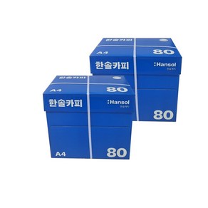 한솔복사용지 A4-80g 2박스 5000매, 단품