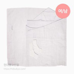 옥향목(광목) - 조상옷 영가 백중용품 면옷 명복 천도재 영가천도 49재, 남자, 광목(대), 1개