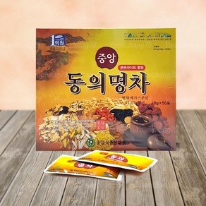 중앙 동의명차 50T 일회용 티백 전통차 쌍화차, 50개, 1개, 50개입, 18g