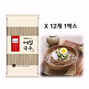 봉평촌 메밀국수 1kg (봉지형) 국내산메밀 국수, 2개