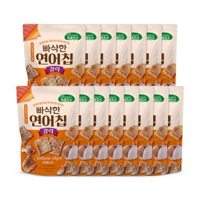 티각태각 빠삭한 연어칩 (70g ) 갈릿맛, 15개, 70g