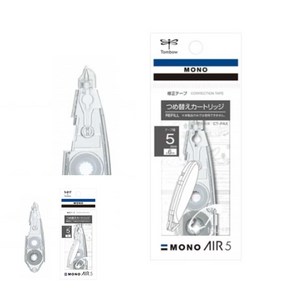 (올핀) 톰보 모노에어 펜타입 수정테이프 리필 PAR5 - 갑 (5개입)