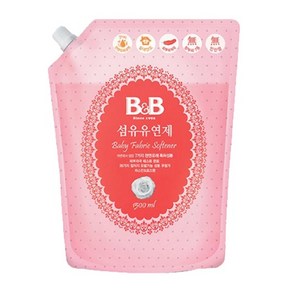 비앤비 섬유유연제(자스민)1500ml(캡리필), 1500ml, 1개