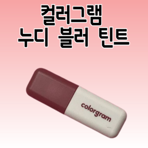 컬러그램 누디 블러 틴트 & 립펜슬(일부색상 증정) 4 COLOR 칼라그램, 1개, 5g, 바미레드(펜슬증정)