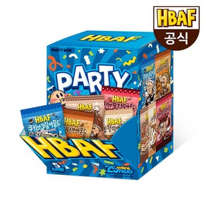 [KT알파쇼핑][본사직영] HBAF 아몬드 파티박스 블루 (20gX25봉), 500g, 1개