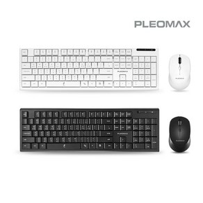 PLEOMAX AVEC-WMK210 무선 키보드 마우스 세트, 블랙, 상품선택, 일반형