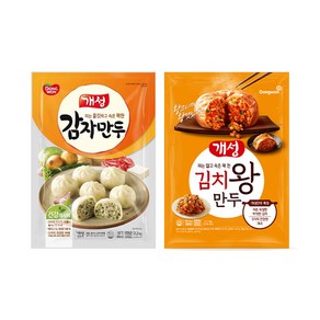 동원 개성 김치왕만두 2.1kg+감자만두 2.2kg X 2개, 김치왕만두 + 감자만두, 1세트