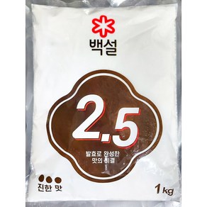 핵산 2.5프로(백설 고복합 1K) 업소용 식당용, 1kg, 1개