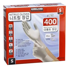 커클랜드 니트릴 장갑 S/M/L 좌우공용 400장, 1개