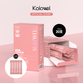 칼로우웰 kalowel 슬림웰 다이어트 차전자피 가르시니아, 1박스, 120g