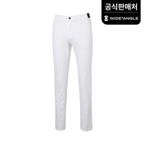 [와이드앵글 공식] [골프] 남성 CO 고주파 로고 포인트 솔리드 팬츠 M WMP23312W2