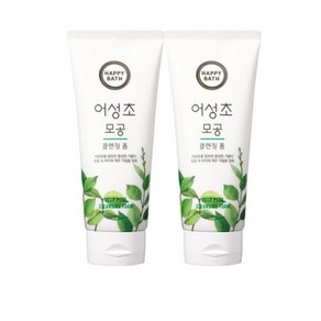 해피바스 어성초 모공 클렌징폼200g 2개 유통기한25년7월10일, 200g