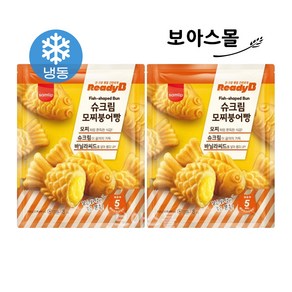 삼립 레디비 냉동 슈크림 모찌 붕어빵, 2개, 560g