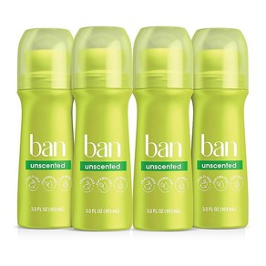 Ban Roll on Deodorant 밴 데오드란트 롤온 무향 103ml 4팩