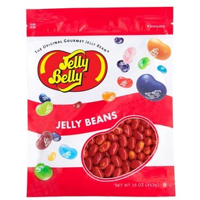 Jelly Belly Sizzling Cinnamon Jelly Beans - 1 Poun Jelly Belly 지글지글 시나몬 젤리빈 - 1파운드(16온스) 재밀봉 가능한 백 -, One Colo_One Size, 453.59g, 1개