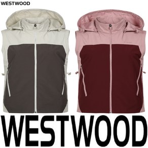 웨스트우드 WESTWOOD 우먼 배색 방풍 베스트(여자 가을 조끼) N3/604